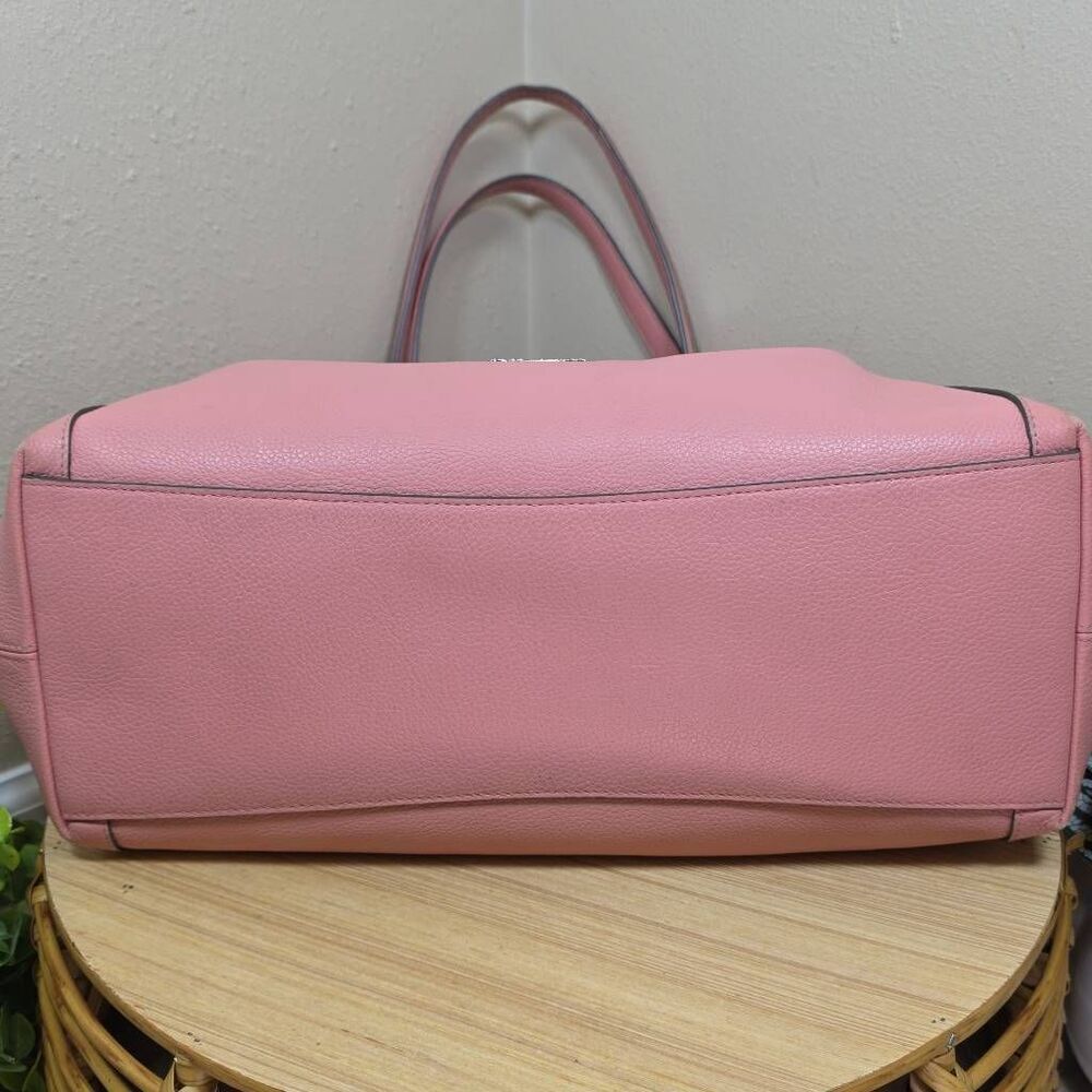 Coach Blush Pink Edie Shoulder Bag + Matching Wallet - Picture 8 of 16